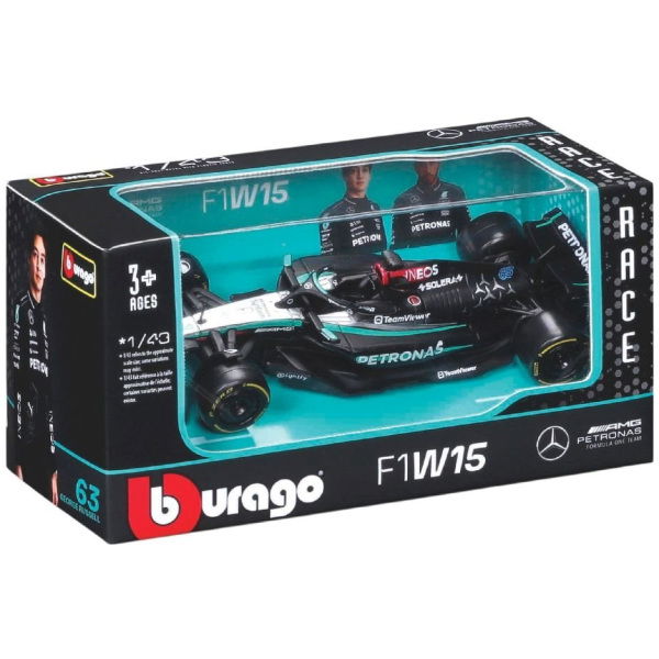 Bburago Mercedes F1W15 Russel 1:43 - Afbeelding 3