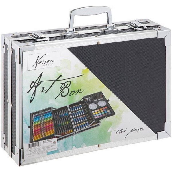 Nassau Schilder En Kleur Koffer 121-Delig - Afbeelding 1