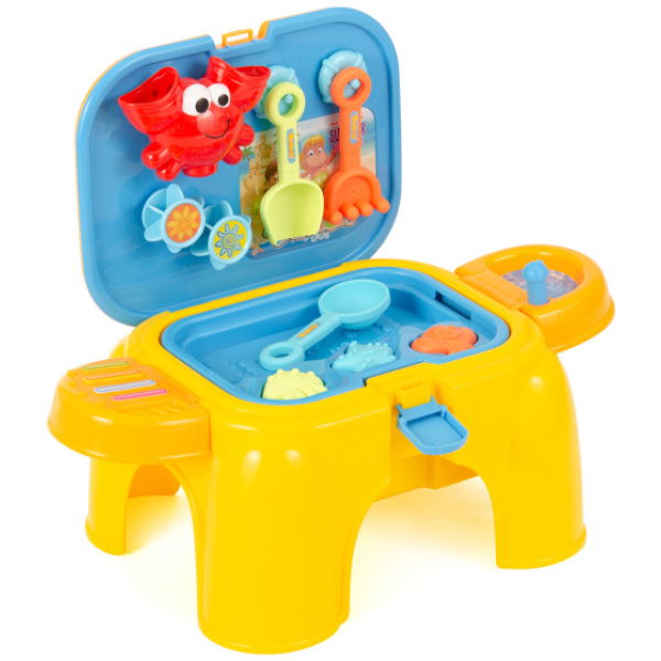 Beach Toys Compact Zand- En Watertafel Met Accessoires 16-Delig - Afbeelding 1