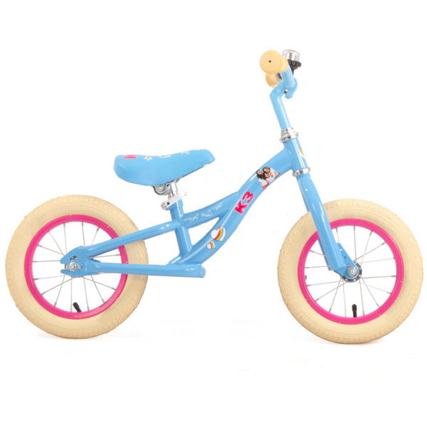 Studio 100 K3 Loopfiets Meisjes blauw 12 inch - Afbeelding 1