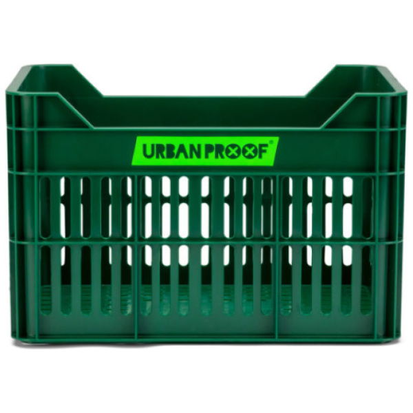 Urban Proof Junior Fietskrat 15 Liter Gerecycled Kunststof Retro Green - Afbeelding 3