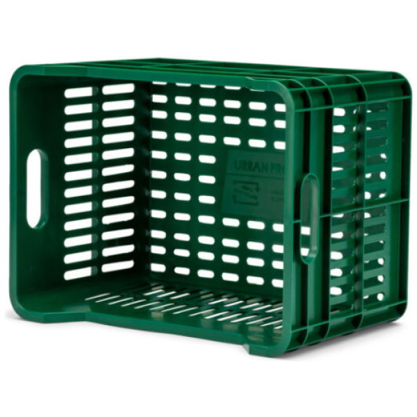 Urban Proof Junior Fietskrat 15 Liter Gerecycled Kunststof Retro Green - Afbeelding 5