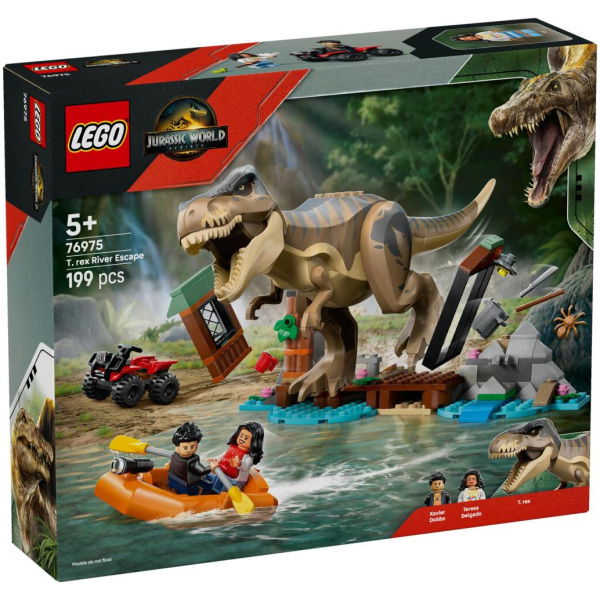 Lego Jurassic World 76975 Rivier Ontsnapping T-Rex - Afbeelding 1