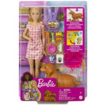 Barbie Pop + Hond Met Puppies