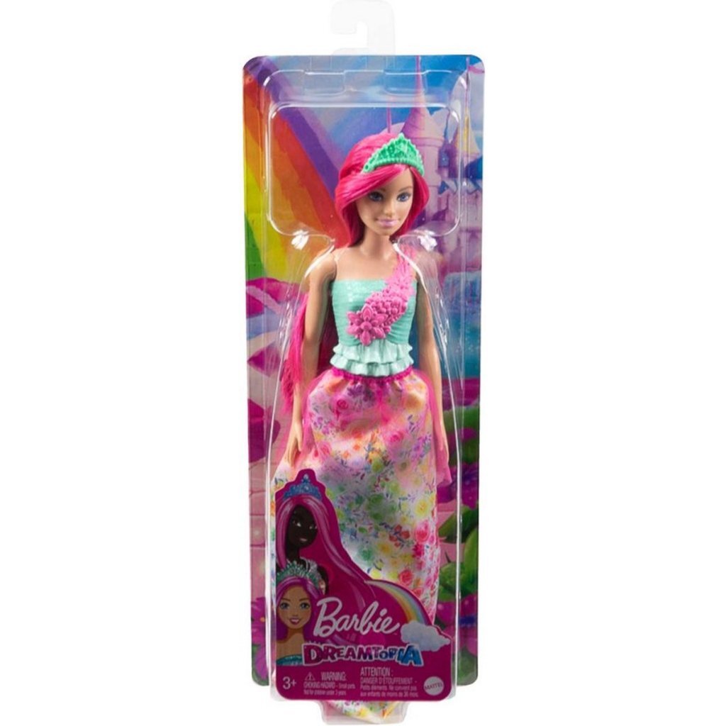 0194735055920_1.jpg Barbie Dreamtopia Princess Roze Haar - Afbeelding 1