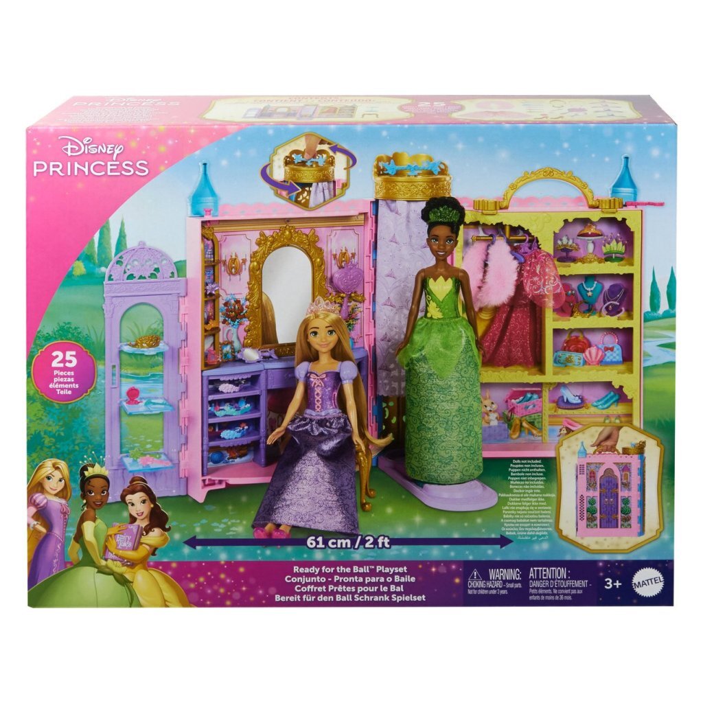 0194735225767_1.jpg Disney Princess Klaar Voor Het Bal Speelset - Afbeelding 1