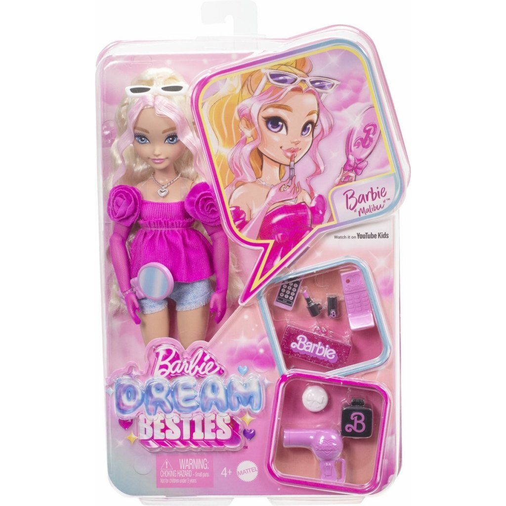 0194735243266_1.jpg Barbie Dream Besties Malibu - Afbeelding 1