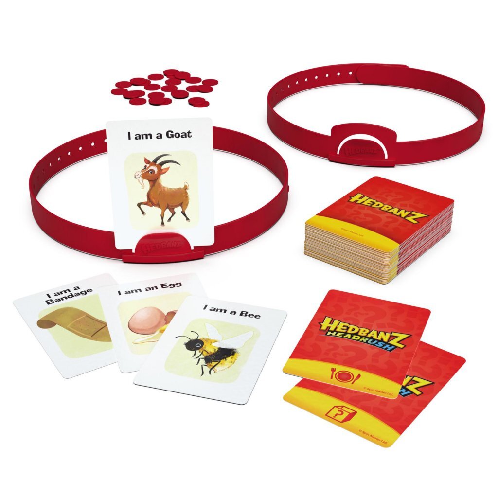 0681147033245_1.jpg Spin Master Hedbanz Rara Wat Ben Ik? - Afbeelding 1