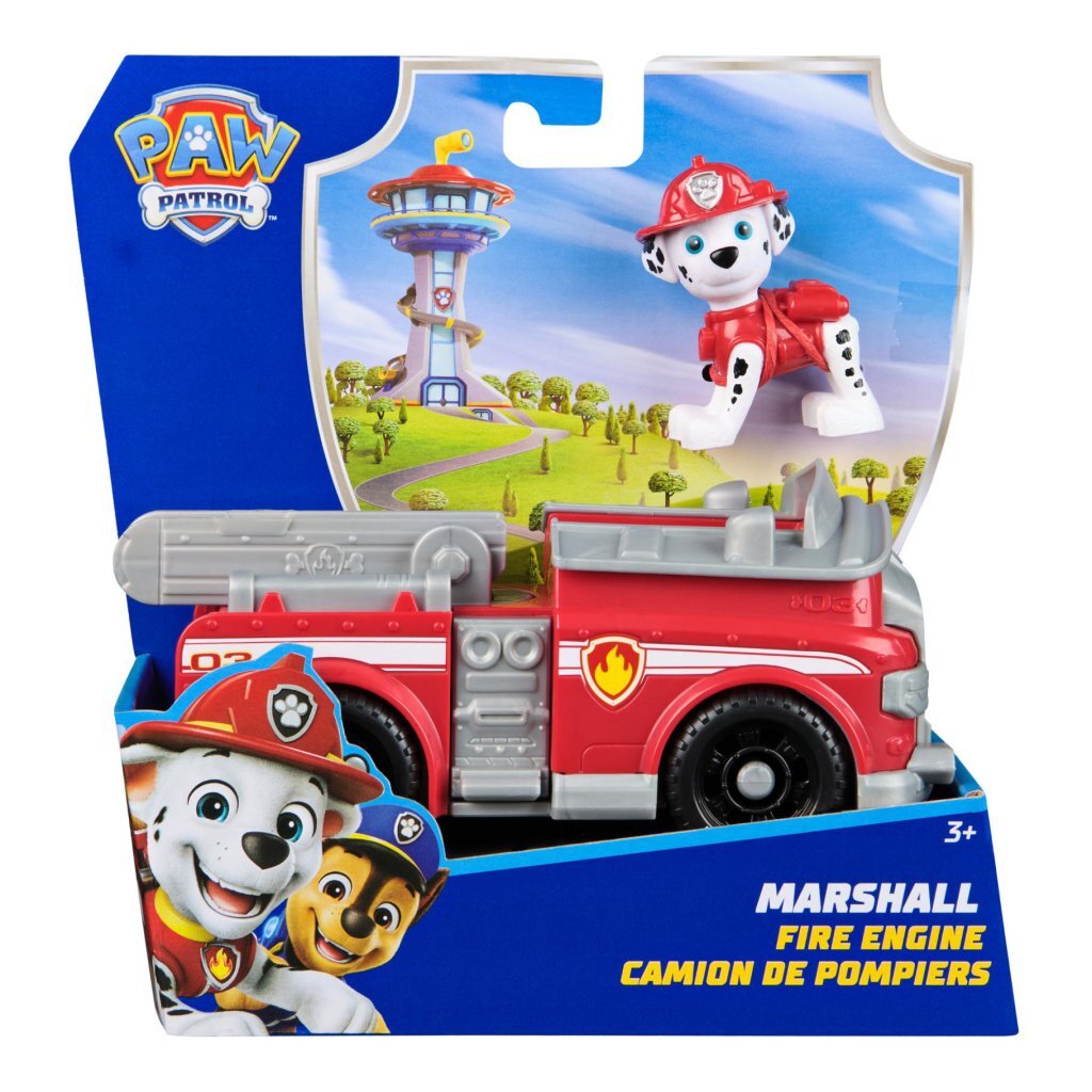 0681147037397_1.jpg Paw Patrol Marshall Met Brandweerauto - Afbeelding 1