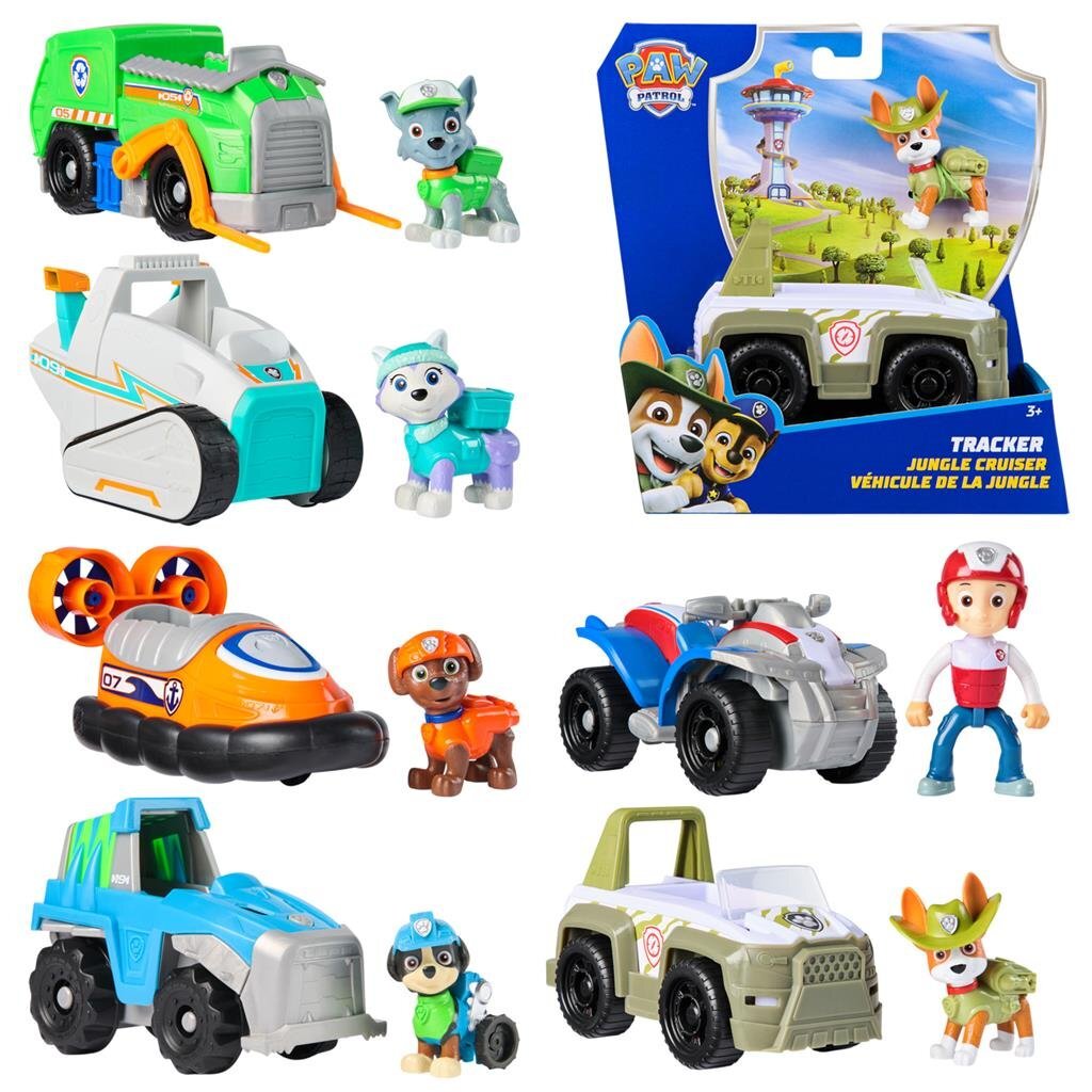 0681147043626_1.jpg Paw Patrol Pup Met Reddingsvoertuig Assorti - Afbeelding 1
