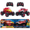 Monster Jam Rc Pack Spiderman &Amp; Iron Man 1:24