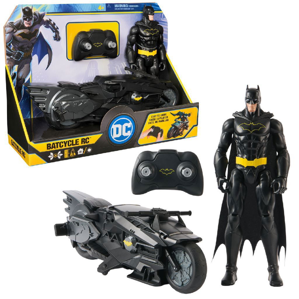 0681147066328_0.jpg Overige Merken Dc Batman Rc Batcycle - Afbeelding 1