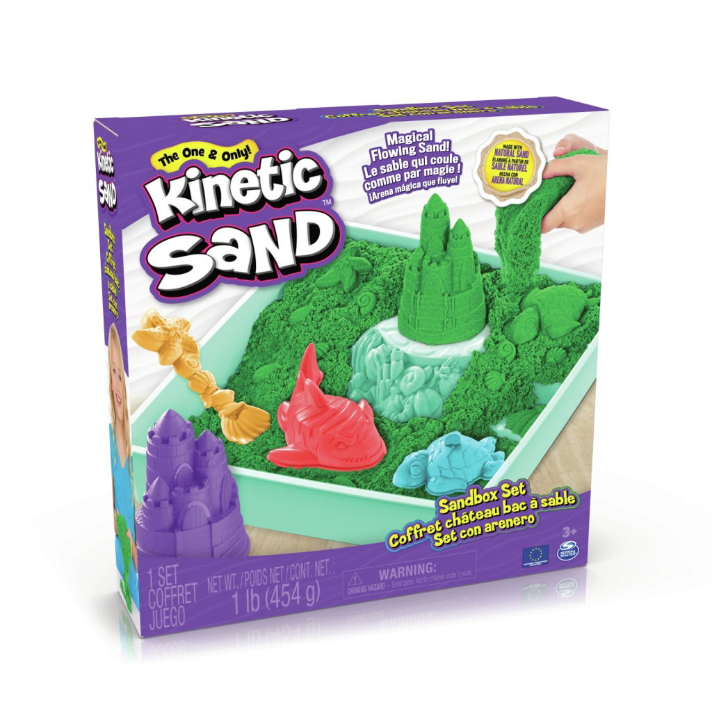 0778988404942_0.jpg Kinetic Sand Sand Box Groen - Afbeelding 1