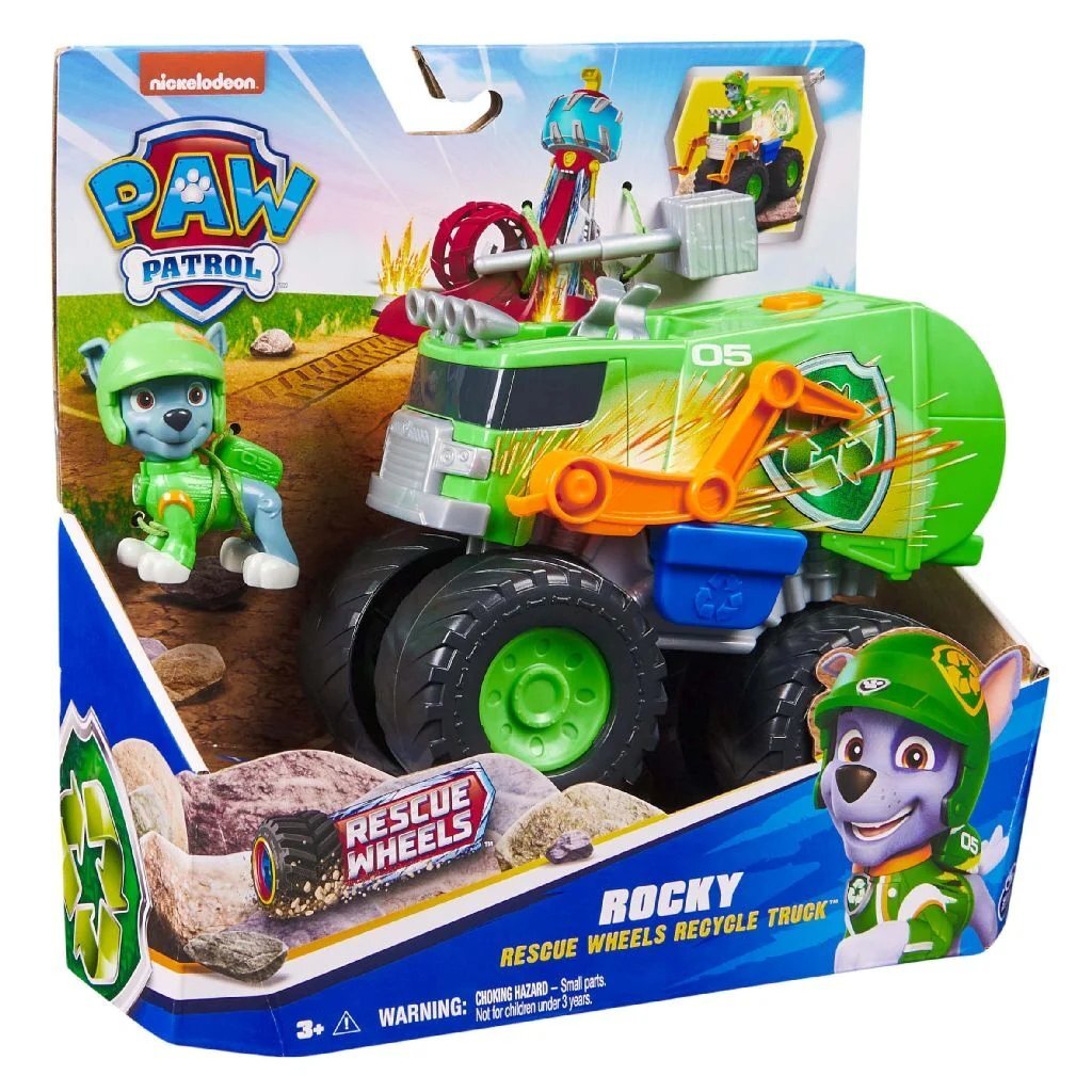 0778988453384_1.jpg Paw Patrol Rescue Wheels Rocky - Afbeelding 1
