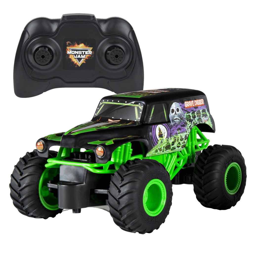0778988548264_1.jpg Monster Jam Rc Grave Digger 1:24 - Afbeelding 1