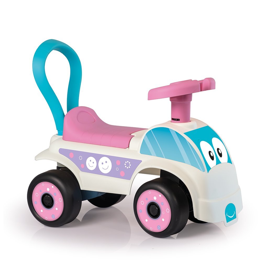 0869008926217_1.jpg Dolu Loopauto Roze/Wit - Afbeelding 1