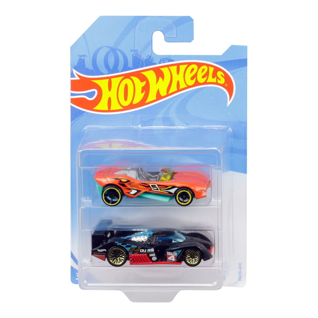 0887961663983_0.jpg Mattel Hot Wheels 2-Pack Assorti - Afbeelding 1