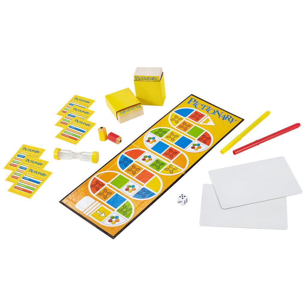 0887961897326_1.jpg Mattel Pictionary Bordspel - Afbeelding 1