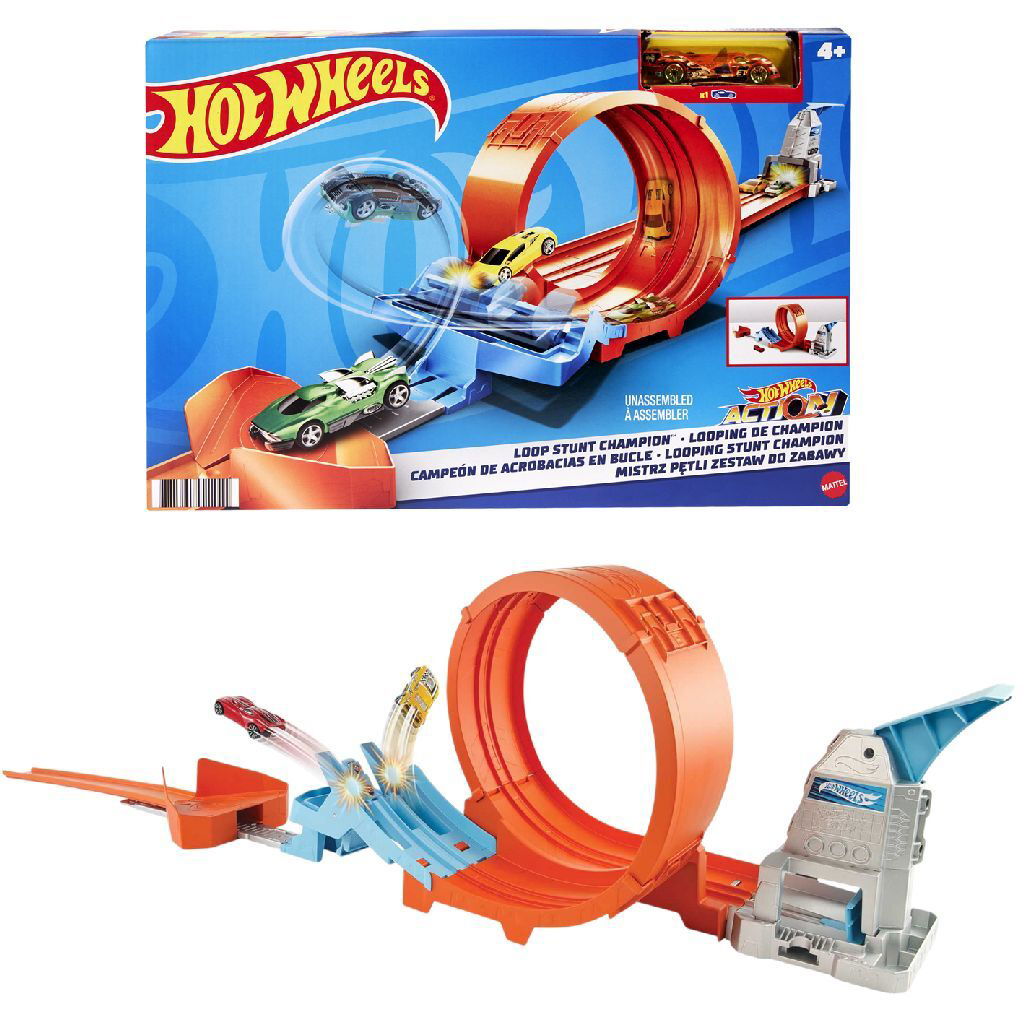 0887961921014_0.jpg Mattel Hot Wheels Action Looping Stuntkampioen - Afbeelding 1