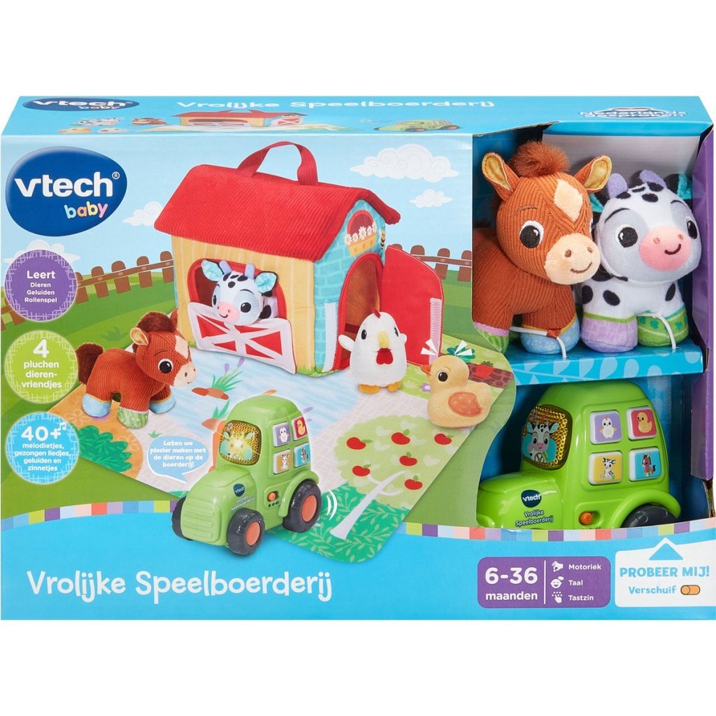 3417765746239_1.jpg Vtech Baby Vrolijke Speelboerderij + Licht En Geluid - Afbeelding 1