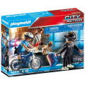 Playmobil 70573 City Action Politiefiets Achtervolging Van De Zakkenroller - Afbeelding 2