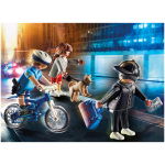 Playmobil 70573 City Action Politiefiets Achtervolging Van De Zakkenroller