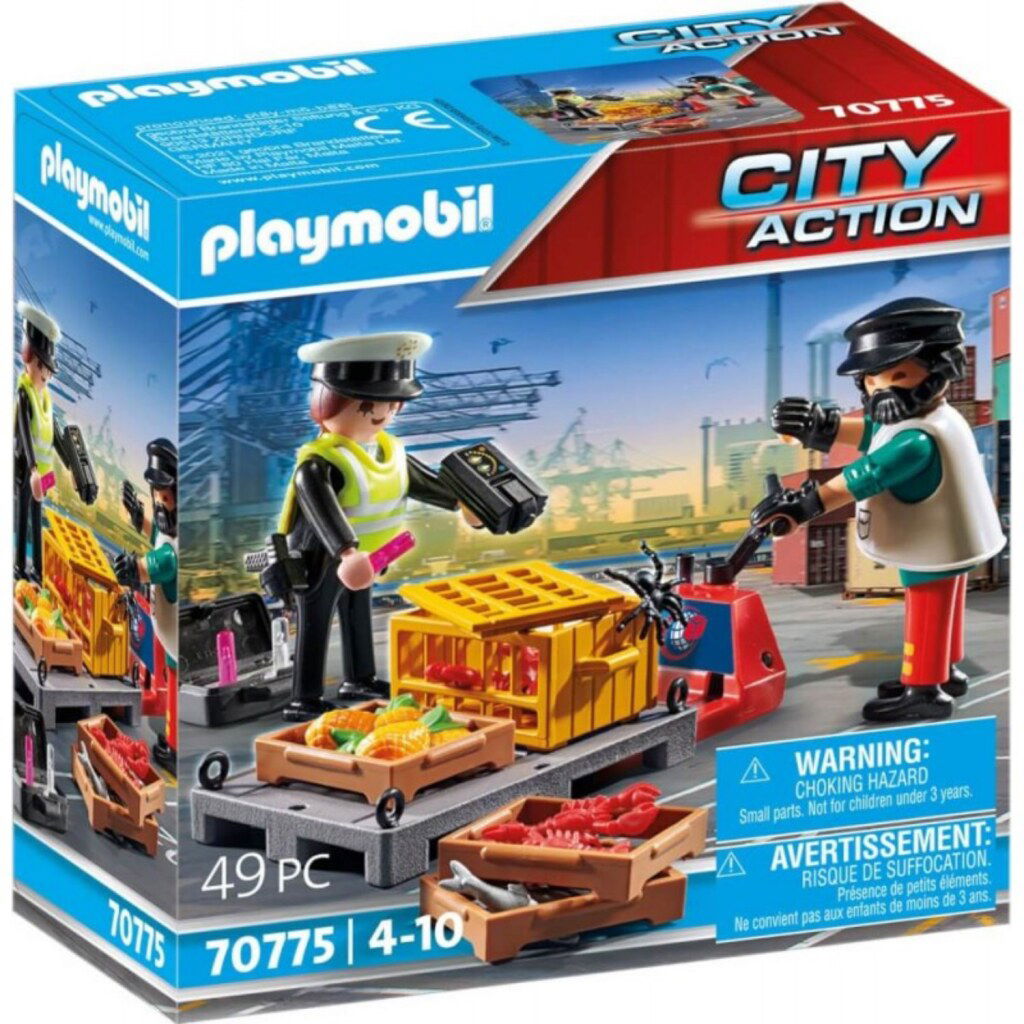 4008789707758_0.jpg Playmobil 70775 City Action Douanecontrole - Afbeelding 1