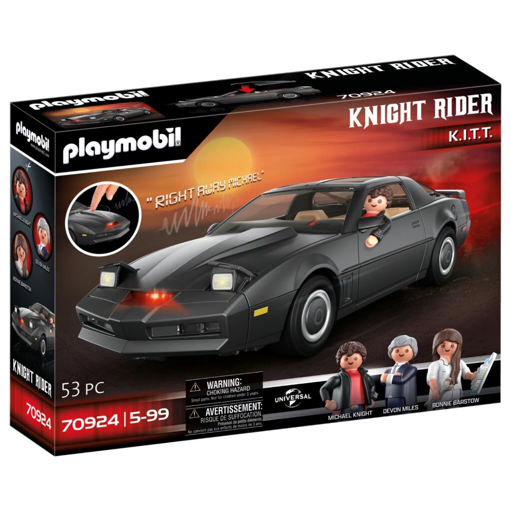 4008789709240_0.jpg Playmobil 70924 Knight Rider K.i.t.t. + Licht En Geluid - Afbeelding 1
