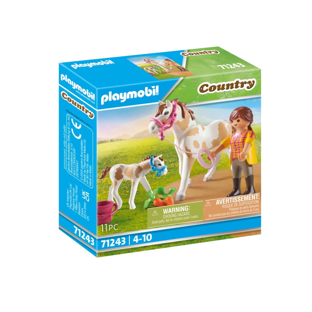 4008789712431_0.jpg Playmobil 71243 Country Paard Met Veulen - Afbeelding 1