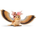 Schleich Bayala Fee Tijdens De Vlucht Op Glam-Owl - Afbeelding 2