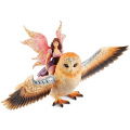 Schleich Bayala Fee Tijdens De Vlucht Op Glam-Owl - Afbeelding 3