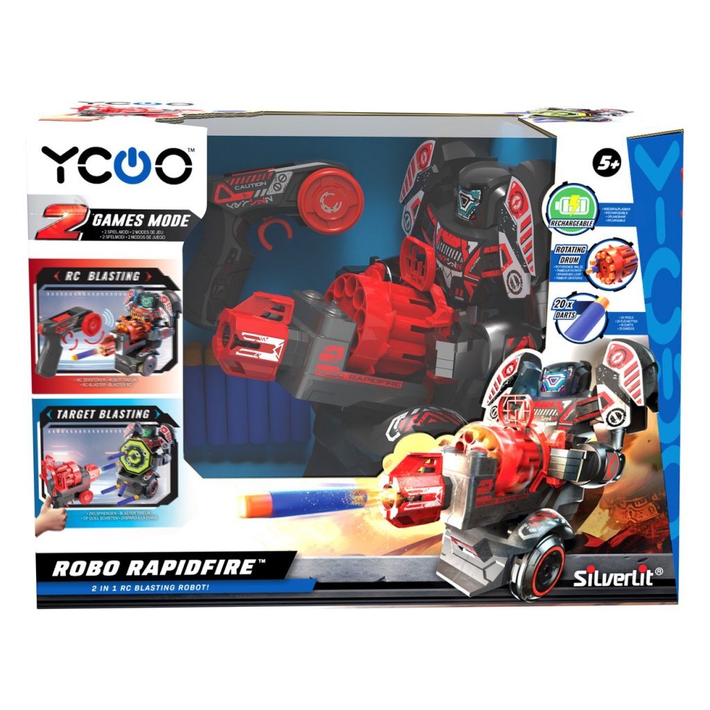 4891813885283_1.jpg Silverlit Rc Robo Rapidfire - Afbeelding 1