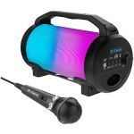 Idance Cyclone400Bk Party Speaker + Microfoon En Led Verlichting Zwart