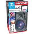 Idance Groove Boombox 216 + Wielen En Licht Zwart