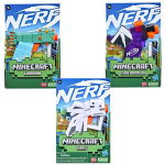 Nerf Microshots Minecraft Blaster + 2 Darts Assorti