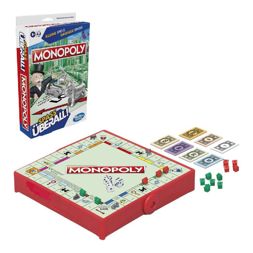 5010996164452_0.jpg Hasbro Gaming Grab And Go Monopoly - Afbeelding 1