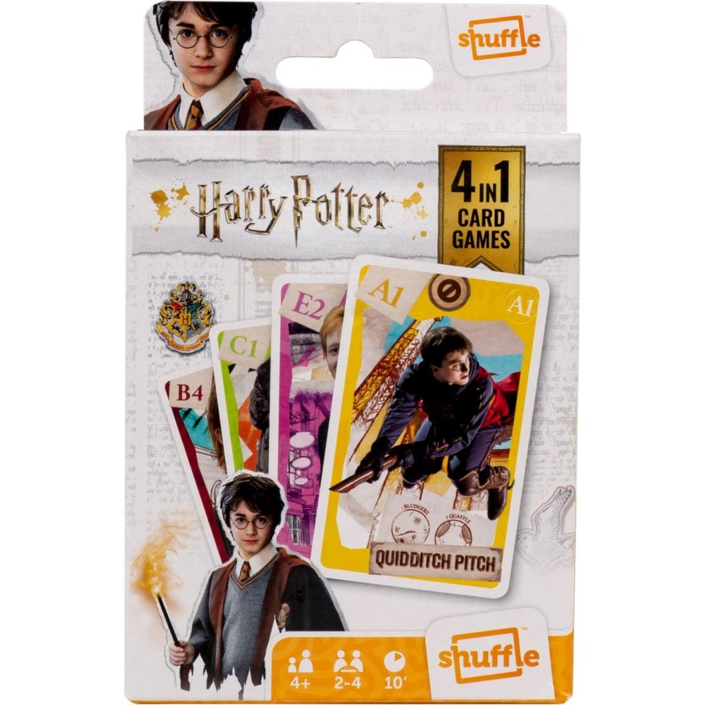 5411068841156_1.jpg Shuffle 4In1 Harry Potter Kaartspel - Afbeelding 1