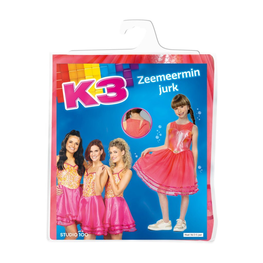 5414233251316_1.jpg K3 Zeemeermin Jurk 3-5 Jaar - Afbeelding 1