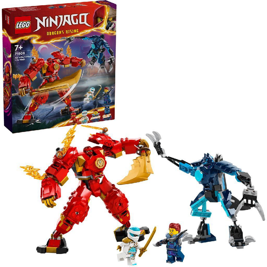 5702017584522_0.jpg Lego Ninjago 71808 Kais Elementaire Vuurmecha - Afbeelding 1
