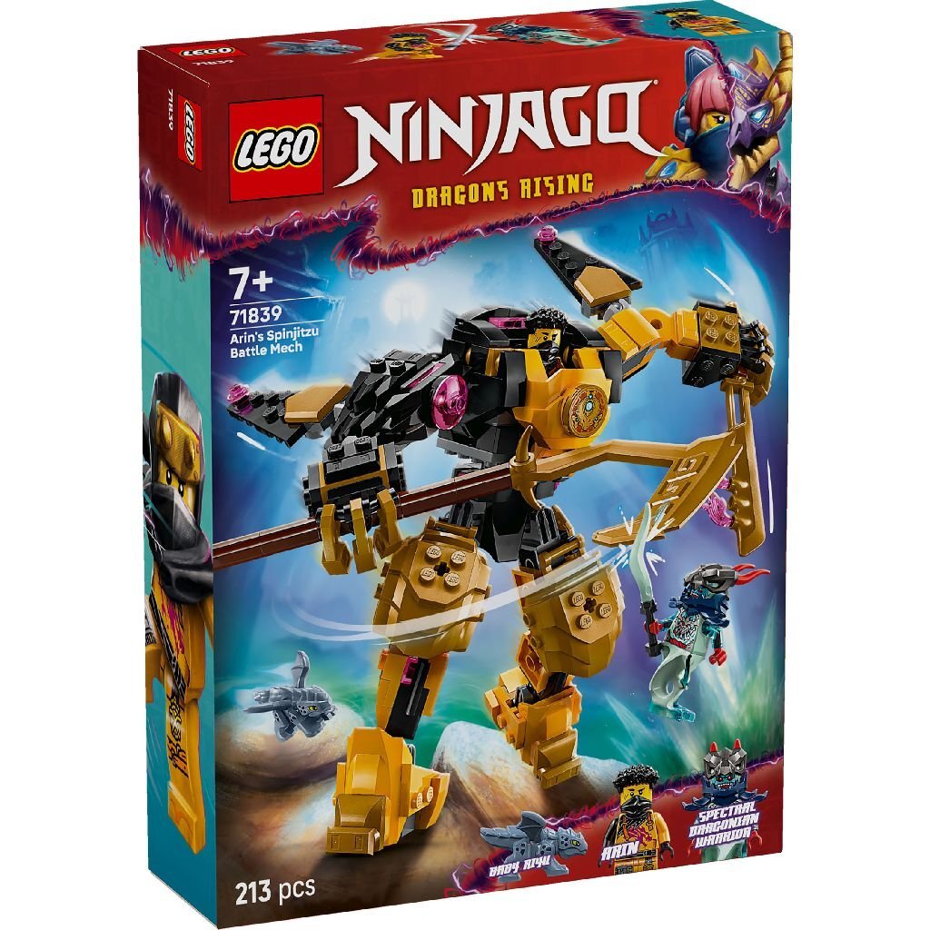 5702017815725_1.jpg Lego Ninjago 71839 Arins Spinjitzu Strijdmecha - Afbeelding 1