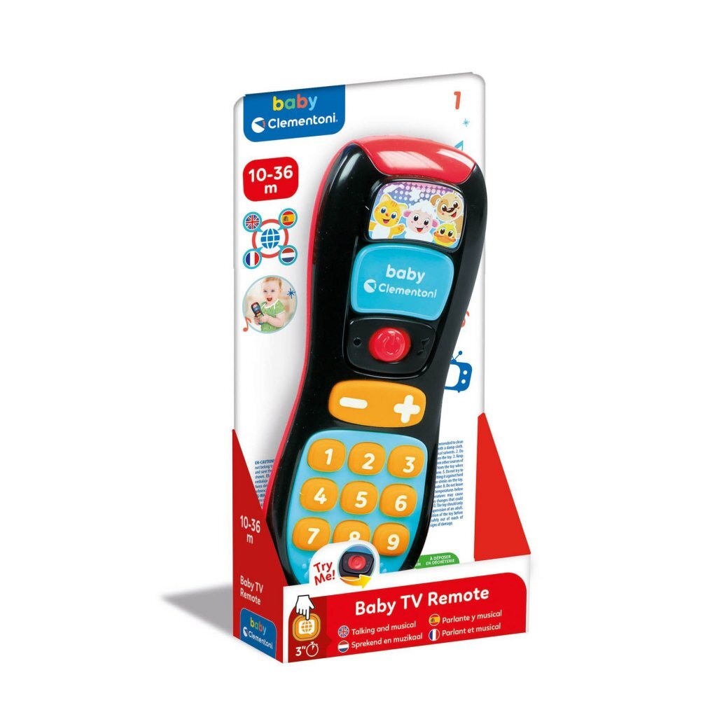 8005125175178_1.jpg Clementoni Baby Afstandsbediening + Licht En Geluid - Afbeelding 1