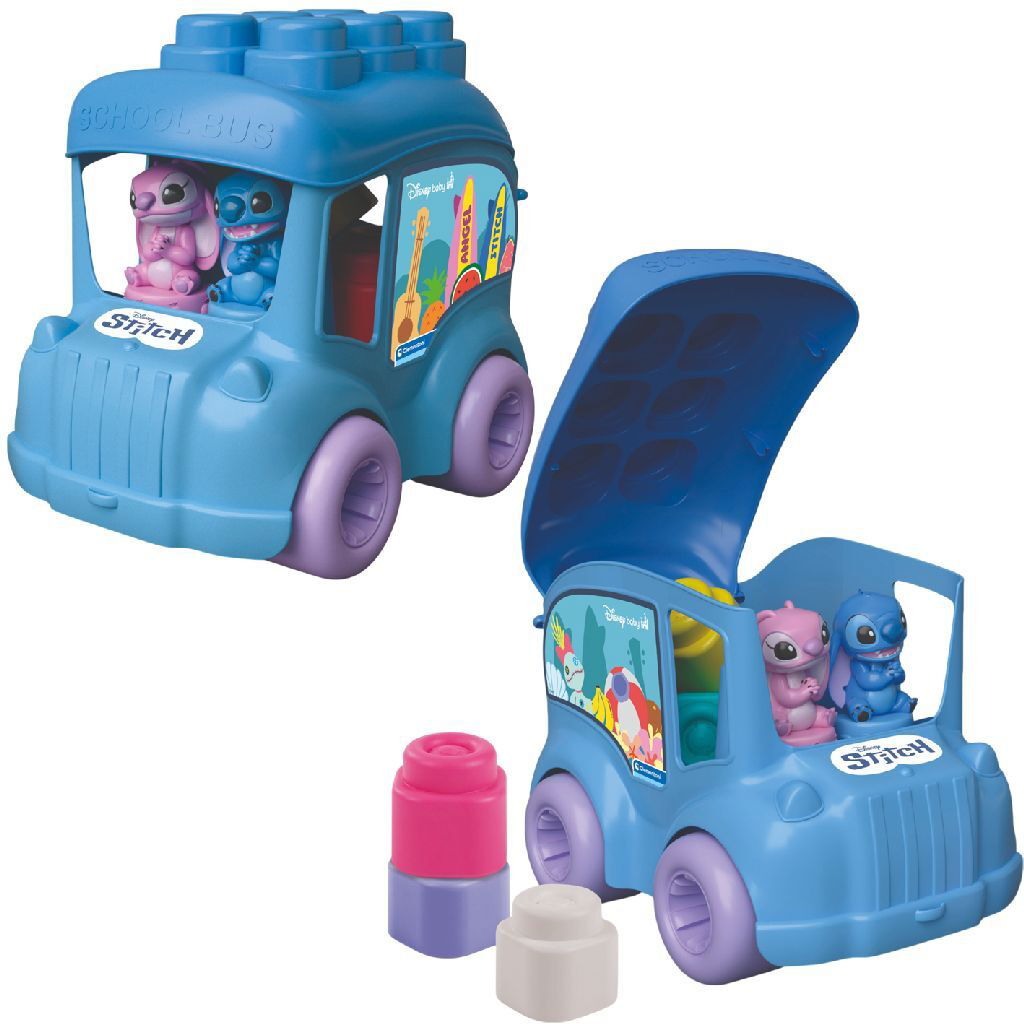 8005125179749_0.jpg Clementoni Clemmy Disney Stitch Schoolbus - Afbeelding 1