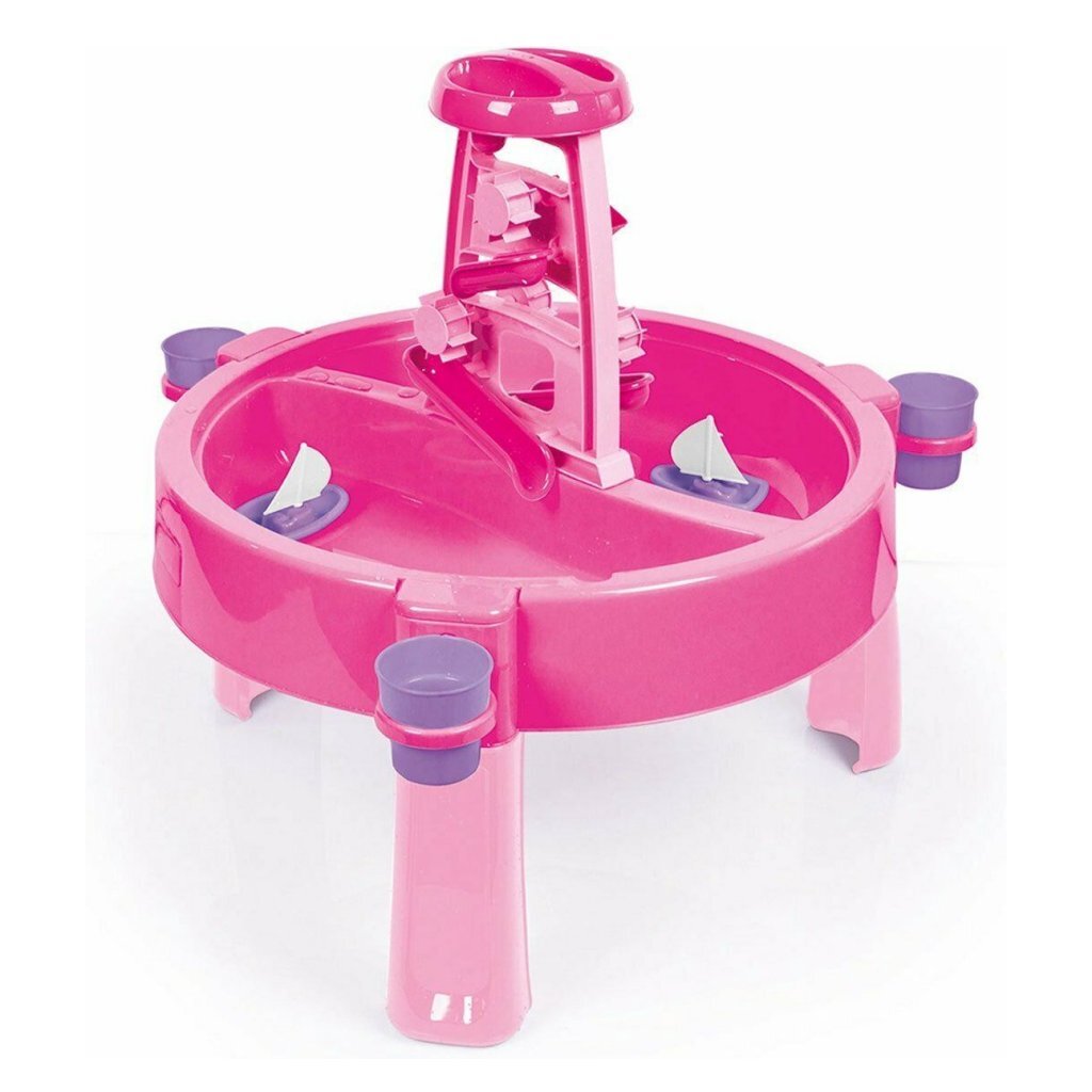 8690089025708_1.jpg Dolu Eenhoorn Activiteitentafel Roze - Afbeelding 1