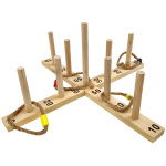 Alert Houten Ringwerpset + 6 Ringen