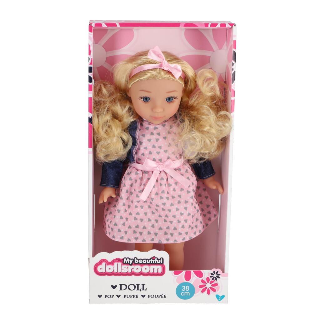 8710124149340_0.jpg My Beautiful Dolls Room Pop Met Soft Body 36 Cm Assorti - Afbeelding 1