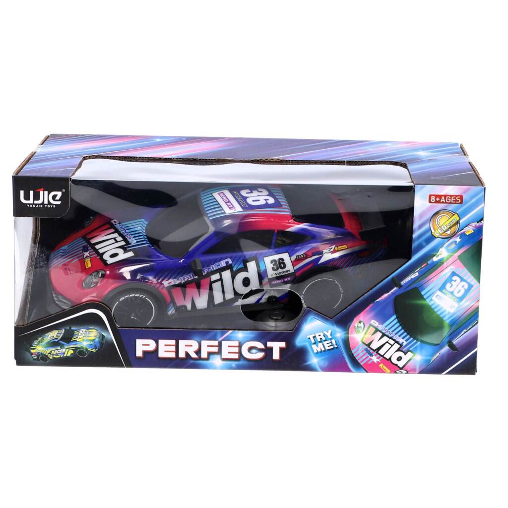 8710124150681_0.jpg Overige Merken Champion Wild Rc Racewagen + Licht Assorti - Afbeelding 1