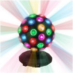 Overige Merken Party Time Led Discobal 12,5 Cm Zwart