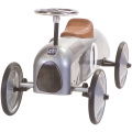 Retro Roller Metalen Loopauto Jean 75X40X40 Cm Zilver - Afbeelding 2
