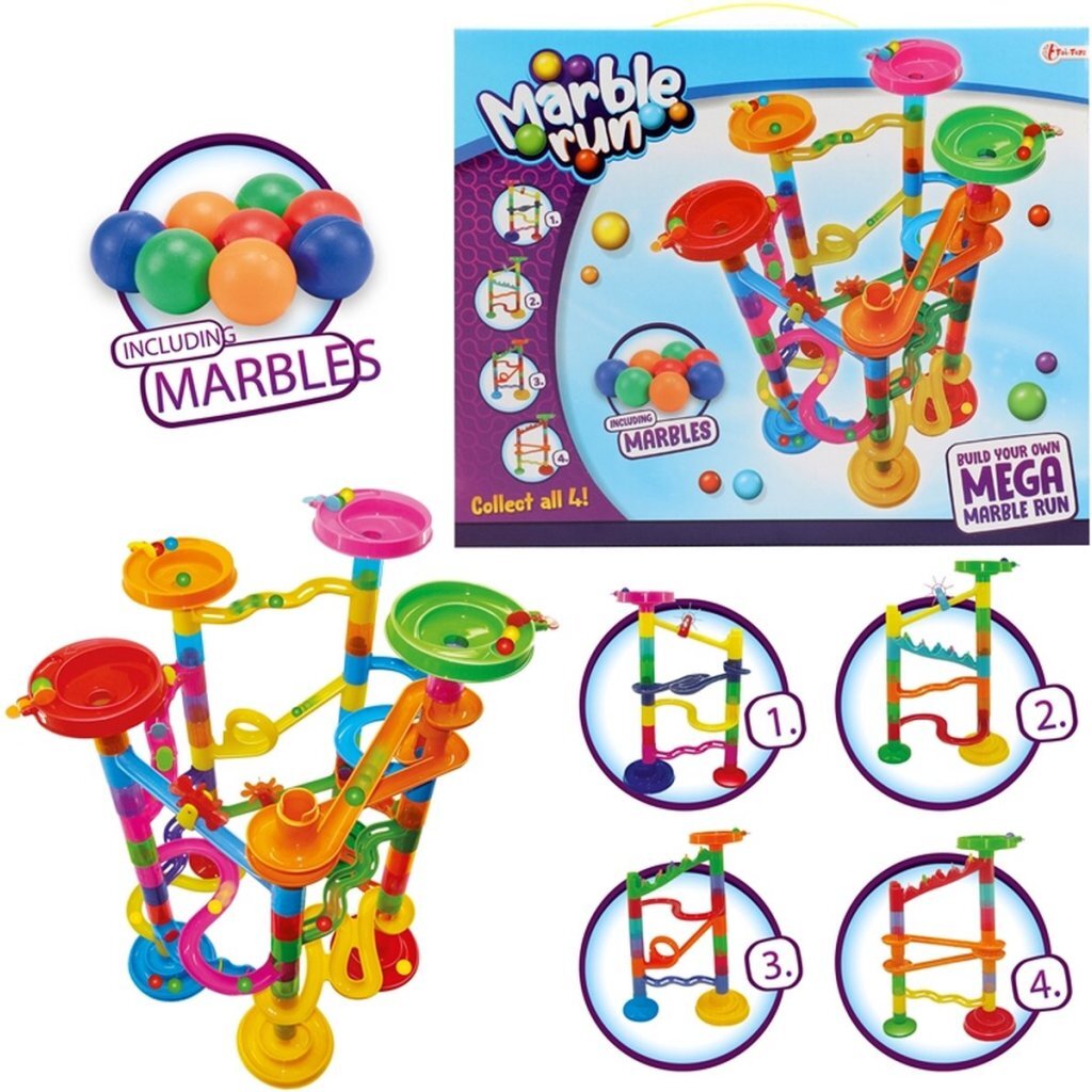 8714627000696_1.jpg Toi-Toys Knikkerbaan Set 20-Delig - Afbeelding 1