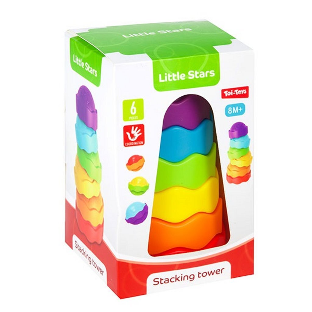 8714627022537_1.jpg Little Stars Stapeltoren Cake 6-Delig - Afbeelding 1